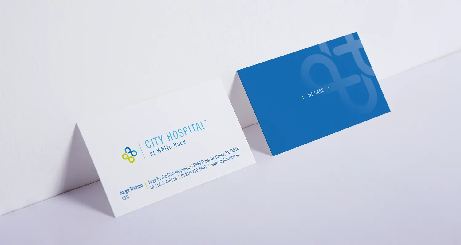 City Hospital business card system