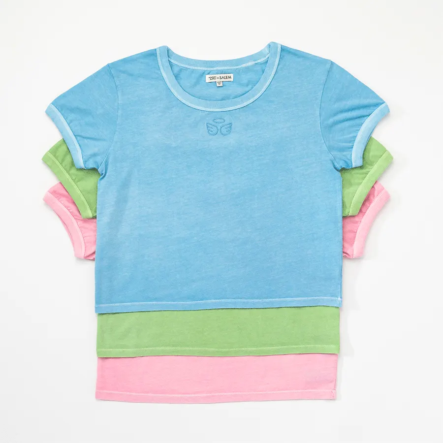 Salem × Known Supply organic cotton tee stack